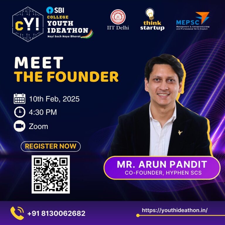 Meet the Founder Mr. Arun Pandit